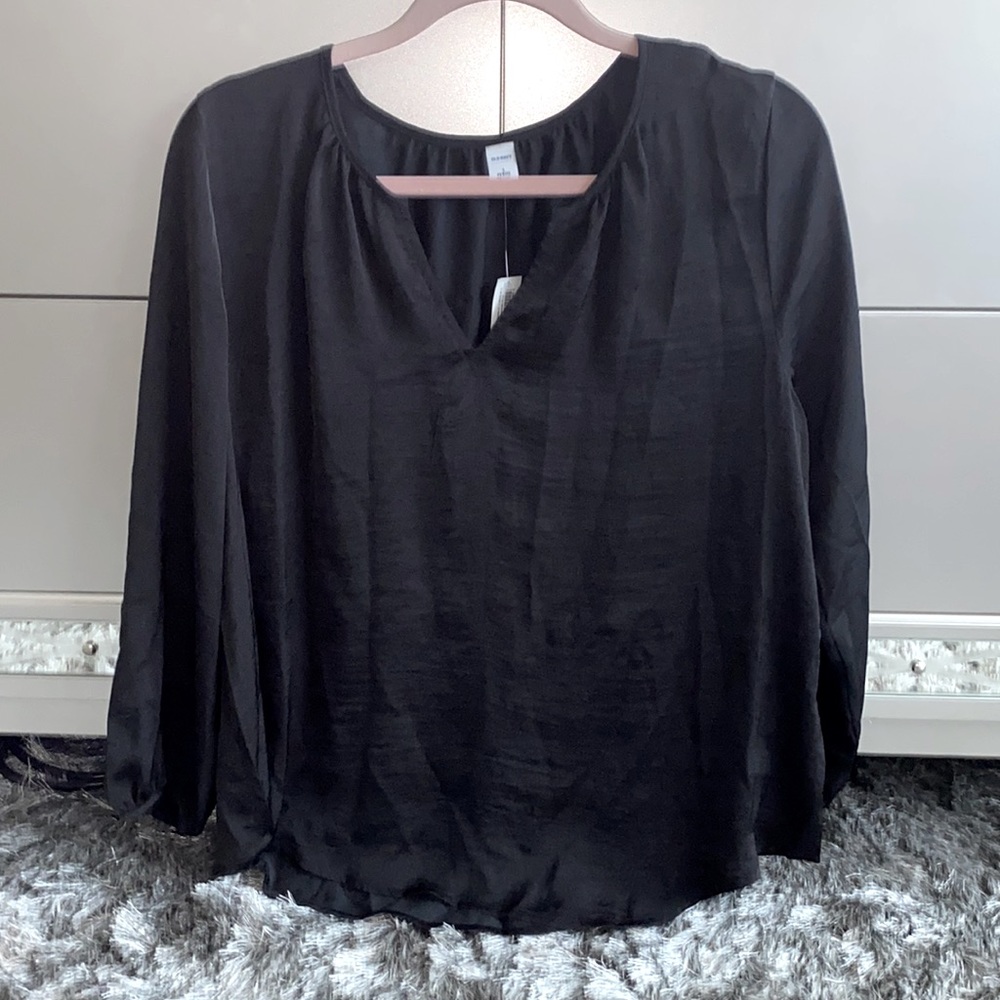 COPY - Old Navy Lightweight Blouse Black